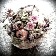 Cestino di fiori di Petali